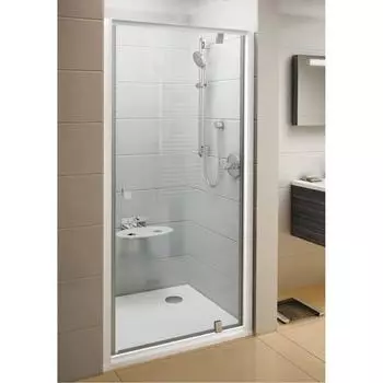 Душевая дверь Ravak PDOP1-90 белая/белая + Траспарент