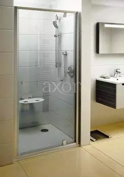 Душевая дверь Ravak PDOP1-90 сатин + Транспарент