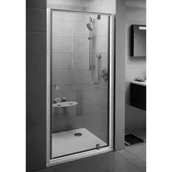 Душевая дверь Ravak Pivot PDOP1-90 блестящая + Транспарент