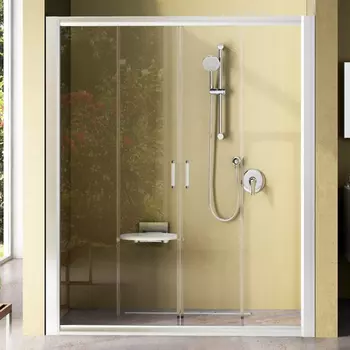 Душевая дверь Ravak Rapier NRDP4 190 белый + Grape