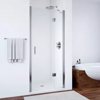 Душевая дверь Vegas Glass AFP 0110 08 01 стекло прозрачное, профиль глянцевый хром