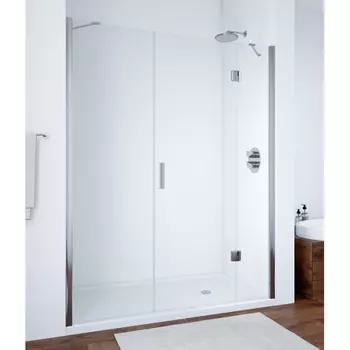 Душевая дверь Vegas Glass AFP-F 190 08 01 стекло прозрачное, профиль глянцевый хром