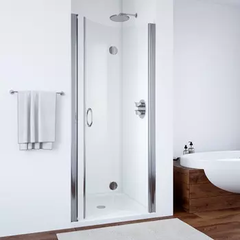 Душевая дверь Vegas Glass GPS 0095 08 01 стекло прозрачное, профиль глянцевый хром