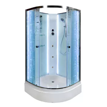 Душевая кабина Deto 80х80 EM2780NLED+GM