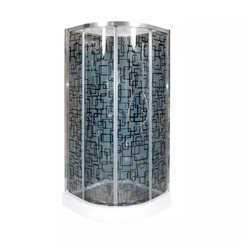 Душевая кабина Deto BМ1510 N (без крыши) Black