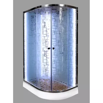 Душевая кабина Deto ЕМ1512 L N LED