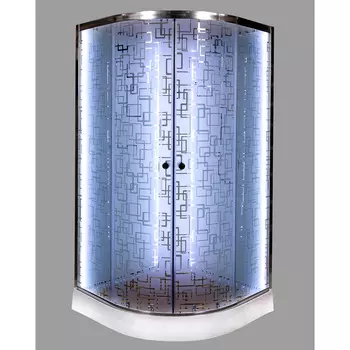 Душевая кабина Deto ЕМ1590 N LED с гидромассажем