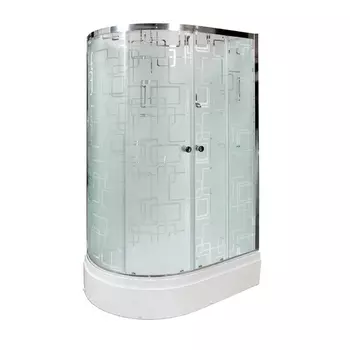 Душевая кабина Deto ЕМ2712 R N с гидромассажем (гм.)