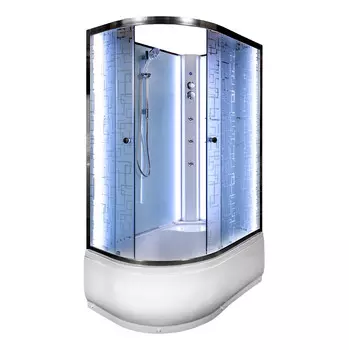 Душевая кабина Deto ЕМ4511 R N LED с гидромассажем