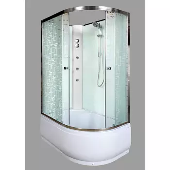 Душевая кабина Deto ЕМ4512 L N с гидромассажем