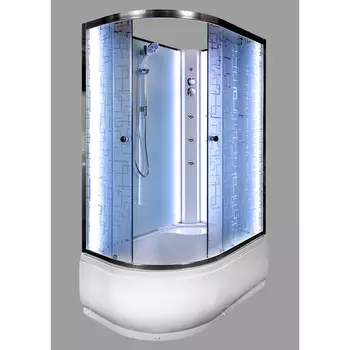 Душевая кабина Deto ЕМ4512 R N LED с гидромассажем