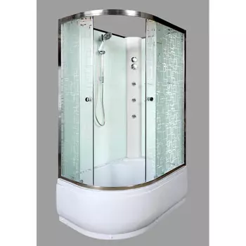 Душевая кабина Deto ЕМ4512 R N с гидромассажем