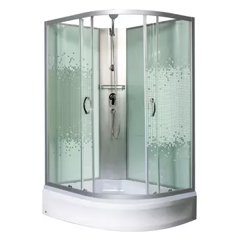 Душевая кабина Мономах Б/К 120/90/24 МЗ L без крыши