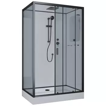 Душевая кабина Niagara 120х80 6912-01QR black