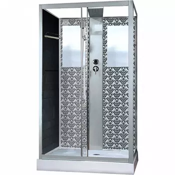 Душевая кабина Niagara Luxe 7711WBK серебро