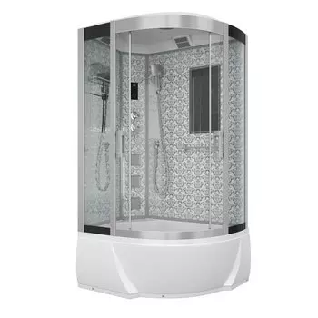 Душевая кабина Niagara Luxe 7712WL серебро