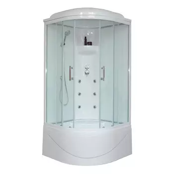 Душевая кабина Royal Bath 100BK3-WT белое/прозрачное