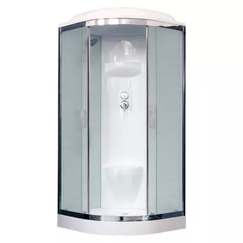 Душевая кабина Royal Bath 100HK6-WC-CH белое/шиншилла