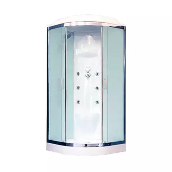 Душевая кабина Royal Bath 100HK7-WC-CH белое/шиншилла