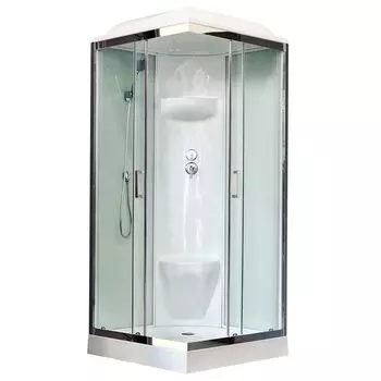 Душевая кабина Royal Bath 80HP6-WT-CH белое/прозрачное