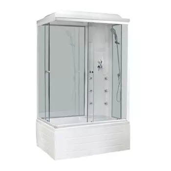 Душевая кабина Royal Bath 8100BP3-WC R белое/матовое