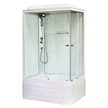 Душевая кабина Royal Bath 8100BP5-WT-L белое/прозрачное