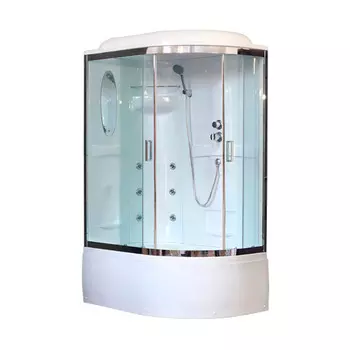 Душевая кабина Royal Bath 8120BK2-T-CH L прозрачное