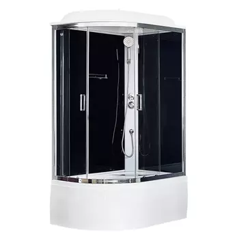 Душевая кабина Royal Bath 8120BK5-BT-CH R черное/прозрачное