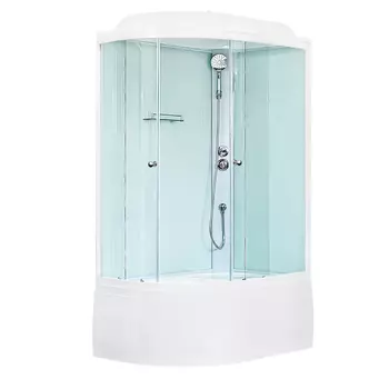 Душевая кабина Royal Bath 8120BK5-WT R белое/прозрачное