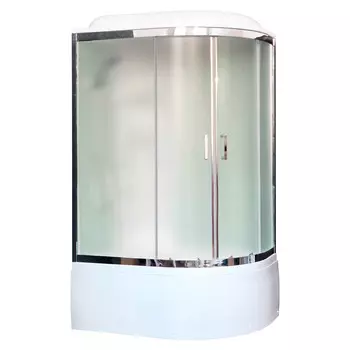 Душевая кабина Royal Bath 8120BK6-WC-CH L белое/шиншилла