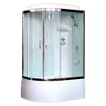 Душевая кабина Royal Bath 8120BK6-WT-CH R белое/прозрачное