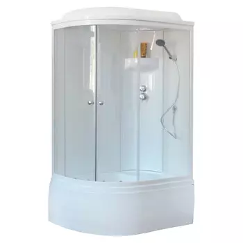Душевая кабина Royal Bath 8120BK6-WT R белое/прозрачное