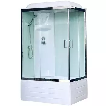 Душевая кабина Royal Bath 8120BP6-WT-CH L белое/прозрачное