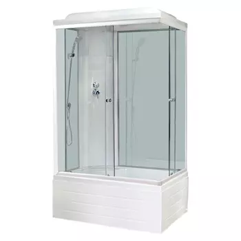 Душевая кабина Royal Bath 8120BP6-WT L белое/прозрачное