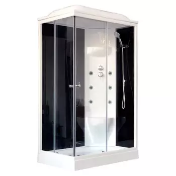 Душевая кабина Royal Bath 8120HP7-BT R черное/прозрачное