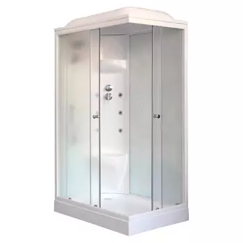 Душевая кабина Royal Bath 8120HP7-WC L белое/шиншилла