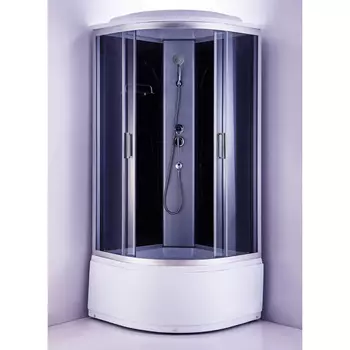 Душевая кабина Royal Bath ЕКО90ВК-ВТ черное/прозрачное