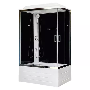 Душевая кабина Royal Bath RB8120BP5-BT-CH-L черное/прозрачное