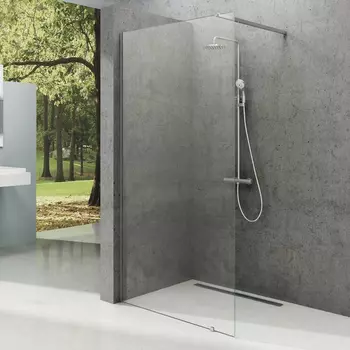 Душевая перегородка Ravak Walk In Wall 120 блестящий хром + прозрачное