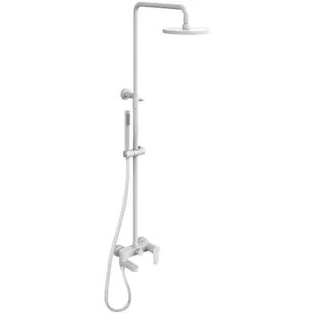 Душевая стойка Paffoni Blu ZCOL632BO белый матовый