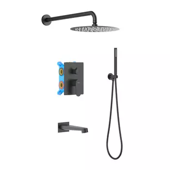 Душевой набор Акватек Оберон AQ1273MB