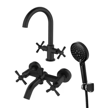 Душевой набор Orange Mia M34-381b черный