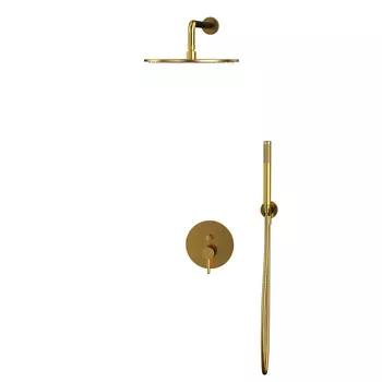 Душевой набор Whitecross Y brushed gold YSET04GLB