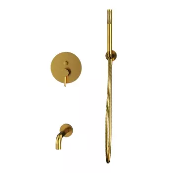Душевой набор Whitecross Y brushed gold YSET06GLB