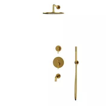Душевой набор Whitecross Y brushed gold YSET07GLB