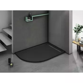 Душевой поддон WeltWasser TRR12080 R 120х80х3 черный