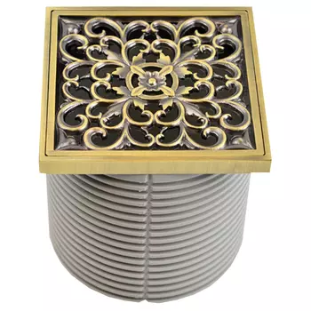 Душевой трап Bronze De Luxe 24.7х24.7 21962-5902