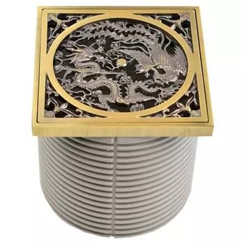 Душевой трап Bronze De Luxe 24.7х24.7 21986-5902