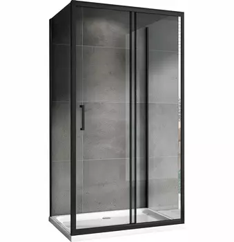 Душевой уголок Abber Schwarzer Diamant 130х75 AG30130B-S75B-S75B