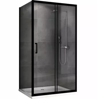 Душевой уголок Abber Schwarzer Diamant 150х75 AG30150B-S75B